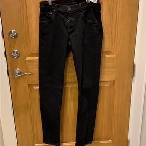 Rag and Bone Black Jeans Fit 2 Size 32